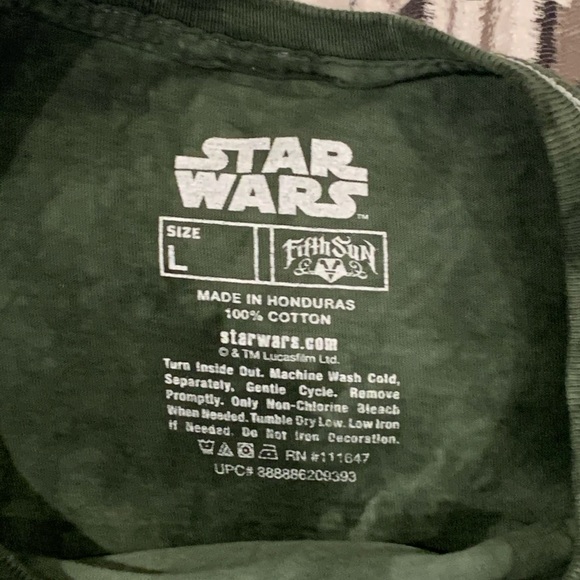 Star Wars Yoda T-Shirt Large NWOT - Picture 3 of 3